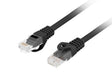 Patch cord Cat.6 UTP LSZH Cu 2 m negru, Fluke Passed