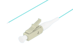 Pigtail fibră MM LC/UPC OM3 easy-strip 50/125 2 m aqua