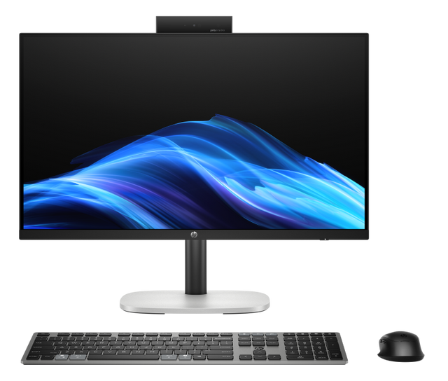 All-in-One Business HP ProStudio 4 G1i cu procesor Intel Core Ultra 7 265T pana la 5.3GHz, 24 inch, Full HD, IPS, 32GB DDR5, 1TB SSD M.2 NVMe, Intel Graphics, Windows 11 Pro, Negru