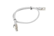 Patch cord Cat.6 UTP 0,5 m gri, Fluke Passed