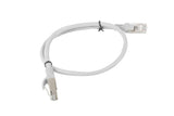 Patch cord Cat.5e UTP 0,5 m gri, Fluke Passed