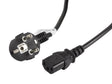 Cablu alimentare CEE 7/7  IEC 320 C13 5 m VDE negru