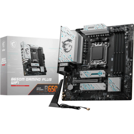 Placa de baza Gigabyte B650M GAMING PLUS WIFI, Socket AM5, DDR5, mATX