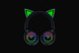 Casti wireless Razer Kraken Kitty V3 Pro, THX Spatial Audio, iluminare RGB, frecventa raspuns 20 Hz - 28 kHz,  microfon detasabil unidirectional, negru