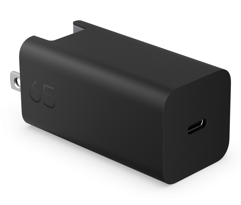 HP Charger 65W Gallium Nitride Wall, USB Type-C, Dimensiuni: 65 x 32 x 32 mm. Greutate: 115g