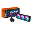GIGABYTE AORUS WATERFORCE X II 360. Type: All-in-one liquid cooler, Fan diameter: 12 cm, Maximum air pressure: 3.15 mmH2O. Product colour: Black