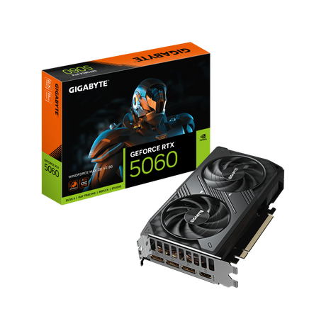 Placa video Gigabyte GEFORCE RTX 5060 WINDFORCE MAX OC, 8GB GDDR7, PCI Express 5.0, 128bit