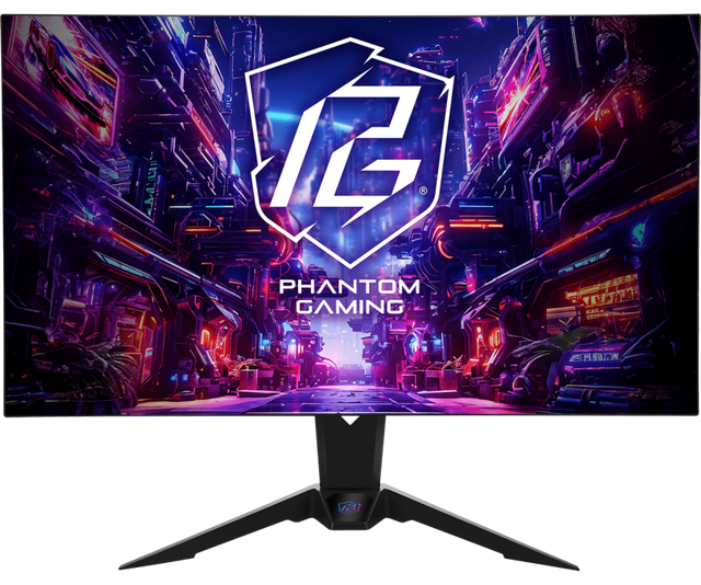Monitor Commercial Asrock PGO32UFS PHANTOM GAMING, 31.5", 3840 x 2160 pixeli, Black, 2 ani Garantie