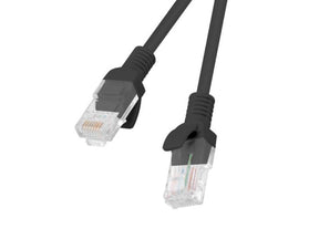 Patch cord Cat.6 UTP 15 m negru, Fluke Passed