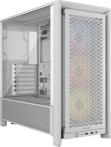 Carcasa CORSAIR FRAME 4000D RS ARGB, Mid Tower, White
