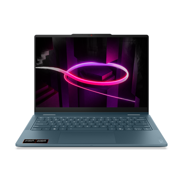 Notebook Consumer Lenovo Yoga 7 2-in-1 14AGP11 Copilot+ PC, cu procesor AMD Ryzen AI 7 445, 14'' OLED, 32 GB LPDDR5x, 1 TB SSD, AMD Radeon 840M, Windows 11 Pro