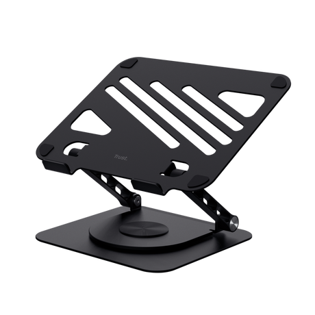 Stand  laptop Trust Zeff Metal, dimensiune maxima laptop 16 ", greutate maxima suportata 10kg, negru