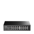 CUDY 16-Port 10/100 Mbps Switch, 16 10/100 Mbps RJ45 Ports, Switch/VLAN/Extend working mode DIP switch, Rack-mountable Steel Case, Power Saving, Plug & Play, Rack-Mount kits included