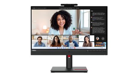 Monitor Commercial Lenovo ThinkVision T24mv-30, 23.8", 1920 x 1080 pixeli, Black, 3 ani Garantie