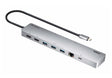 Docking station ATEN UH3240-AT, USB tip-C, 100W, argintiu, 2 ani garantie