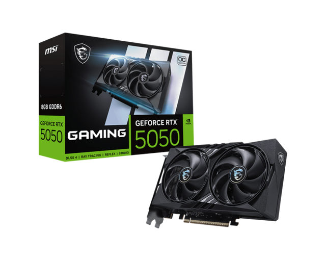 Placa video MSI GeForce RTX 5050, 8GB GDDR6, PCI Express 5.0, 128-bit