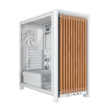 Carcasa CORSAIR FRAME 4000D WOOD RS, Mid Tower, White