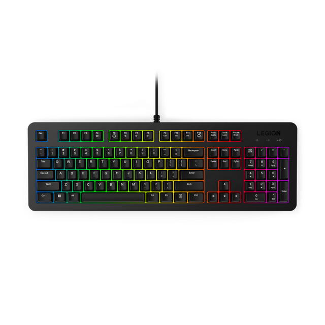 Tastatura Gaming LENOVO K310, RGB, USB, Negru