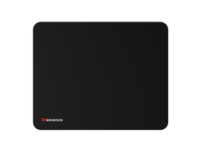 Mousepad Genesis Carbon 500 XL Logo, material cauciuc + material textil, impermeabil, dimensiuni 500 x 400 x 2.5 mm, negru