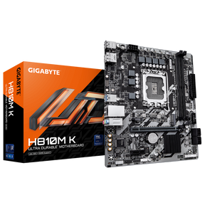 Placa de Baza GIGABYTE H810M K LGA1851, 2x DDR5, 1x DP 1x HDMI, 1x PCIE 4.0 x16 1x PCIE 3.0 x1, 1x M.2, 4x SATA 6GB/s, mATX