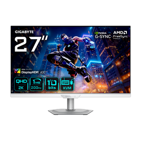 Monitor Consumer GIGABYTE M27Q2 QD ICE, 27", 2560 x 1440 pixeli, White, 2 ani Garantie
