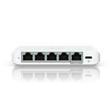 Ubiquiti USW-Flex-2.5G-5, 5 porturi RJ45 1/2.5 GbE, capacitate 25 Gbps, 1 adaptor de alimentare AC, 5V DC, 1A, 1 PoE (PairA 1, 2+; 3, 6-)(PairB 4, 5+; 7, 8-), dimensiuni 117.1 x 90 x 21.2 mm (4.6 x 3.5 x 0.8")