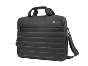 Geanta laptop Natec Taruca, compatibilitate dimensiune laptop 15.6", 1 compartiment, material Polyester 600D, negru