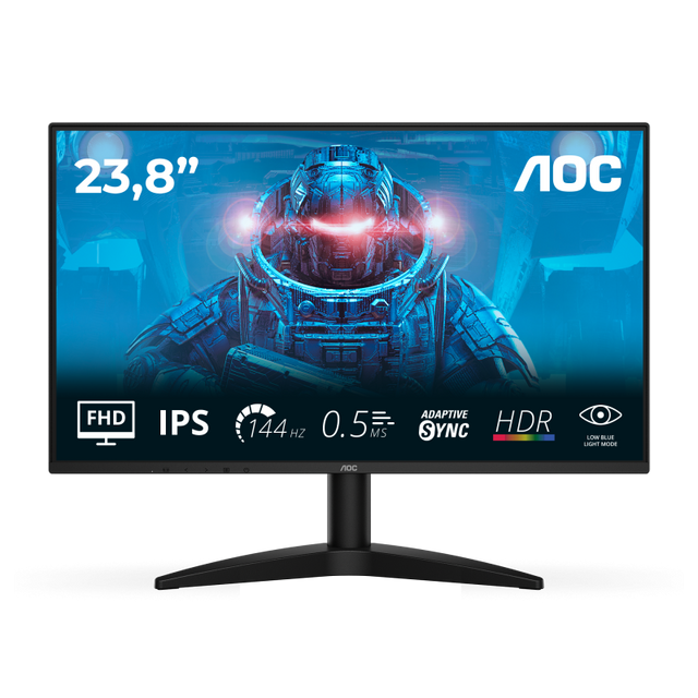 Monitor Gaming AOC 24B36X, 23.8", 1920 x 1080 pixeli, Black, 3 ani Garantie