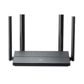 TP Link AX1500 Dual Band Gigabit Wi-Fi 6 Router, 4 antene externe, 12V/1A, 1 10/100/1000 Mbps RJ45 WAN Port, 3 10/100/1000 Mbps RJ45 LAN Ports, WPA/WPA2/WPA3 encryptions