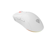 Mouse gaming wireless Gensesis Zircon XIII, senzor optic Pixart PAW3395, interfata USB, rezolutie maxima 26000 DPI, numar butoane 7, switch mecanic Huano Silent, Kailh 4.0, Kailh 8.0, iluminare RGB, alb