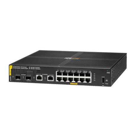 HPE Aruba Networking CX 6100 12G Class4 PoE 2G/2SFP+ 139W Switch