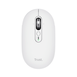 Mouse wireless Trust Seron Hyperscroll, 7 butoane, rezolutie maxima 3200 DPI, alb