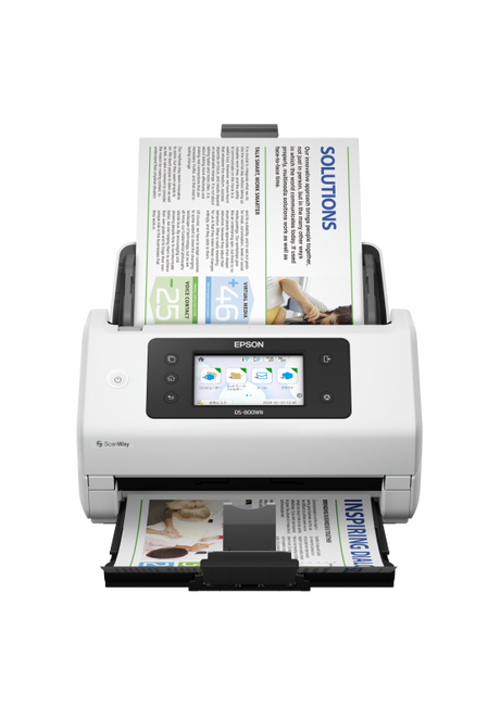 Scanner Epson WorkForce DS-800WN, A4, Automat, Sheetfed, USB + WLAN + LAN