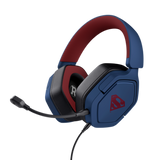 Casti cu fir Trust GXT492SM Carus, frecventa raspuns 20 Hz, 20.000 Hz, sunet stereo, microfon inclus, albastru