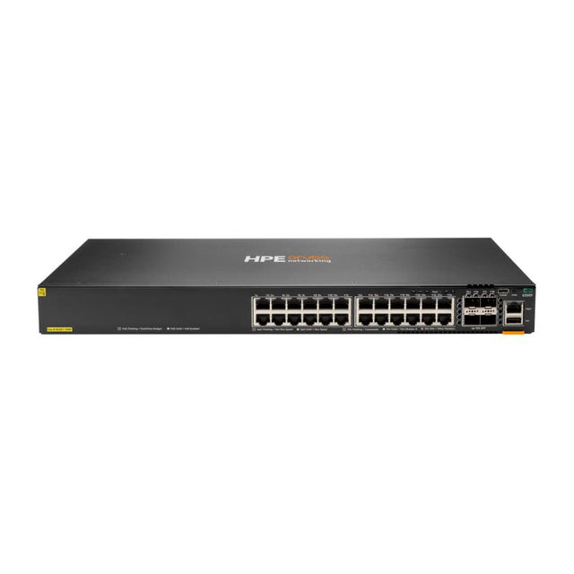 HPE Aruba Networking CX 6200F 24G Class4 PoE 4SFP+ 370W Switch