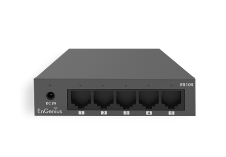 Switch Engenius Unmanaged Desktop 5-port GbE, standard wireless L1