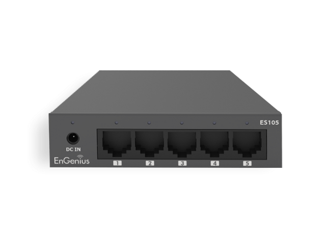 Switch Engenius Unmanaged Desktop 5-port GbE, standard wireless L1