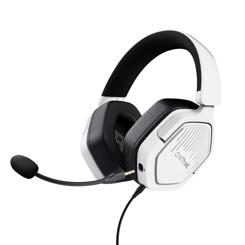 Casti cu fir multiplatforma Trust GXT492 Carus, cu microfon, tip conector 3.5mm, frecventa raspuns 20 Hz - 20.000 Hz, lungime cablu 120cm, alb
