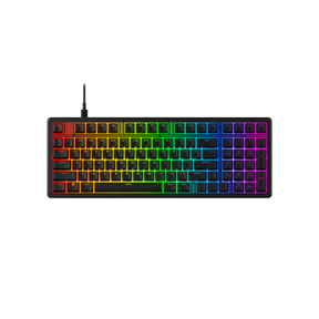 Tastatura gaming HyperX Origins 21800, membrana, lungime cablu 1.8m, iluminare RGB (16,777,216 colors), polling rate 8000 Hz, negru