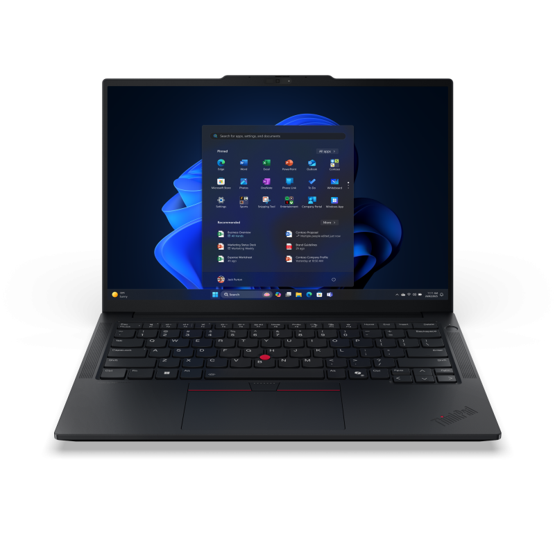 Notebook Business Lenovo ThinkPad E14 Gen 7, cu procesor Intel Core Ultra 5 135H, 14'' IPS, 16 GB DDR5, 512 GB SSD, Intel Arc Graphics, Fr OS