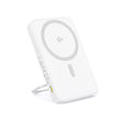 Baterie externa Baseus PicoGo Qi2 Magnetic, 5000mAh, PD 20W, 1 x USB Type-C, incarcare wireless Qi2 15W, prindere magnetica Iphone, include cablu USB Type-C la USB Type-c 30cm, alb