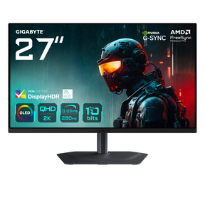 Monitor Consumer GIGABYTE MO27Q2A, 27", 2560 x 1440 pixeli, Black, 2 ani Garantie