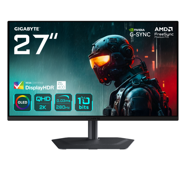 Monitor Consumer GIGABYTE MO27Q2A, 27", 2560 x 1440 pixeli, Black, 2 ani Garantie