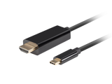 Cablu USB-C(M)  HDMI(M) 1,8 m 4K 60Hz negru