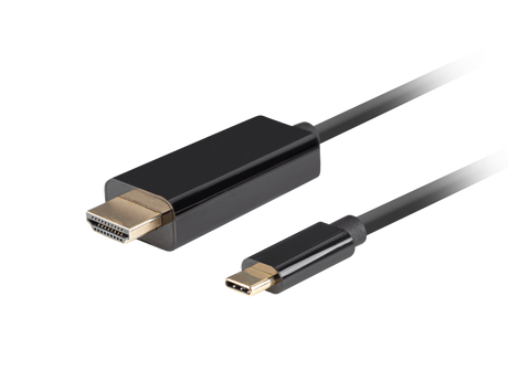 Cablu USB-C(M)  HDMI(M) 1,8 m 4K 60Hz negru