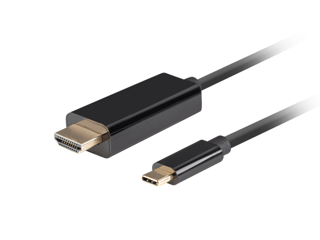 Cablu USB-C(M)  HDMI(M) 1,8 m 4K 60Hz negru