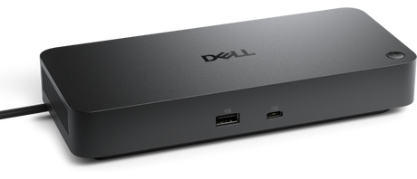 DELL PRO DOCK WD25TB5, Connectivity Technology: Wired, Device Supported: Notebook, Desktop PC, Cable Length: 83 cm, Features: Power Delivery Pass-through, LED Power Indicator, Indicator Light, Management Features: Intel AMT over Thunderbolt with select Intel vPro PCs, MAC Address Pass- through, PXE