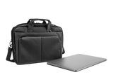 Geanta laptop Natec Gazelle, compatibilitate dimensiune laptop 15.6", 3 compartimente, material Polyester, negru