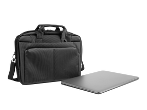 Geanta laptop Natec Gazelle, compatibilitate dimensiune laptop 15.6", 3 compartimente, material Polyester, negru