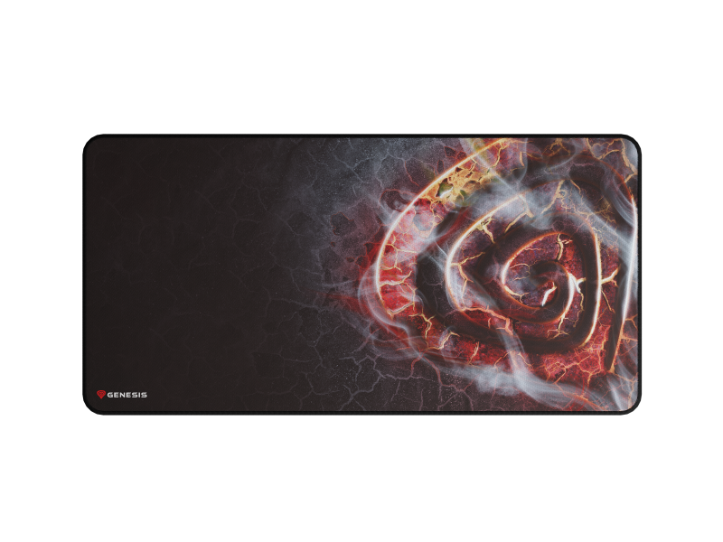 Mousepad Genesis Carbon 500 Maxi Lava G2, material cauciuc + material textil, dimensiuni 900 x 450 x 2.5 mm, multicolor